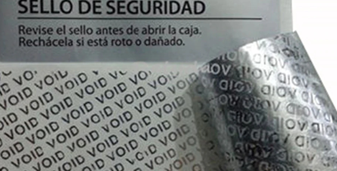 Etiquetas de seguridad VOID