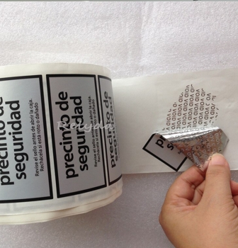 Etiquetas de seguridad VOID